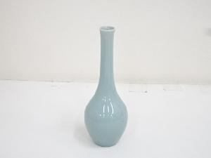 青磁鶴首花瓶